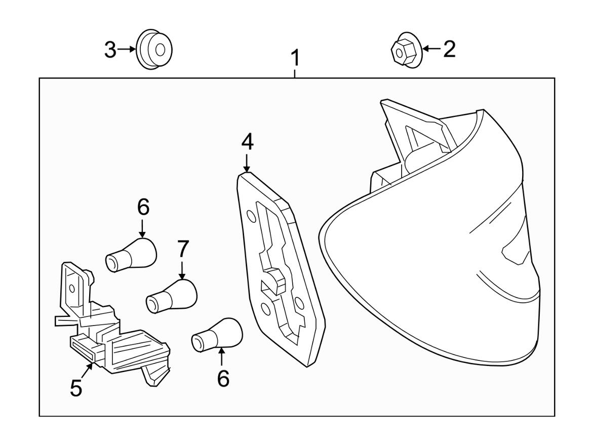 Mercedes Tail Light Assembly - Driver Left 2469068300